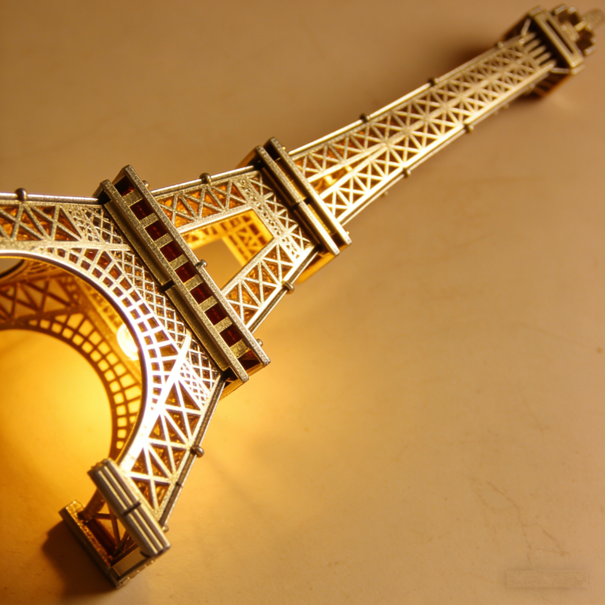 Parisian Glow Eiffel Tower 3D Puzzle: The Illuminated Landmark Model