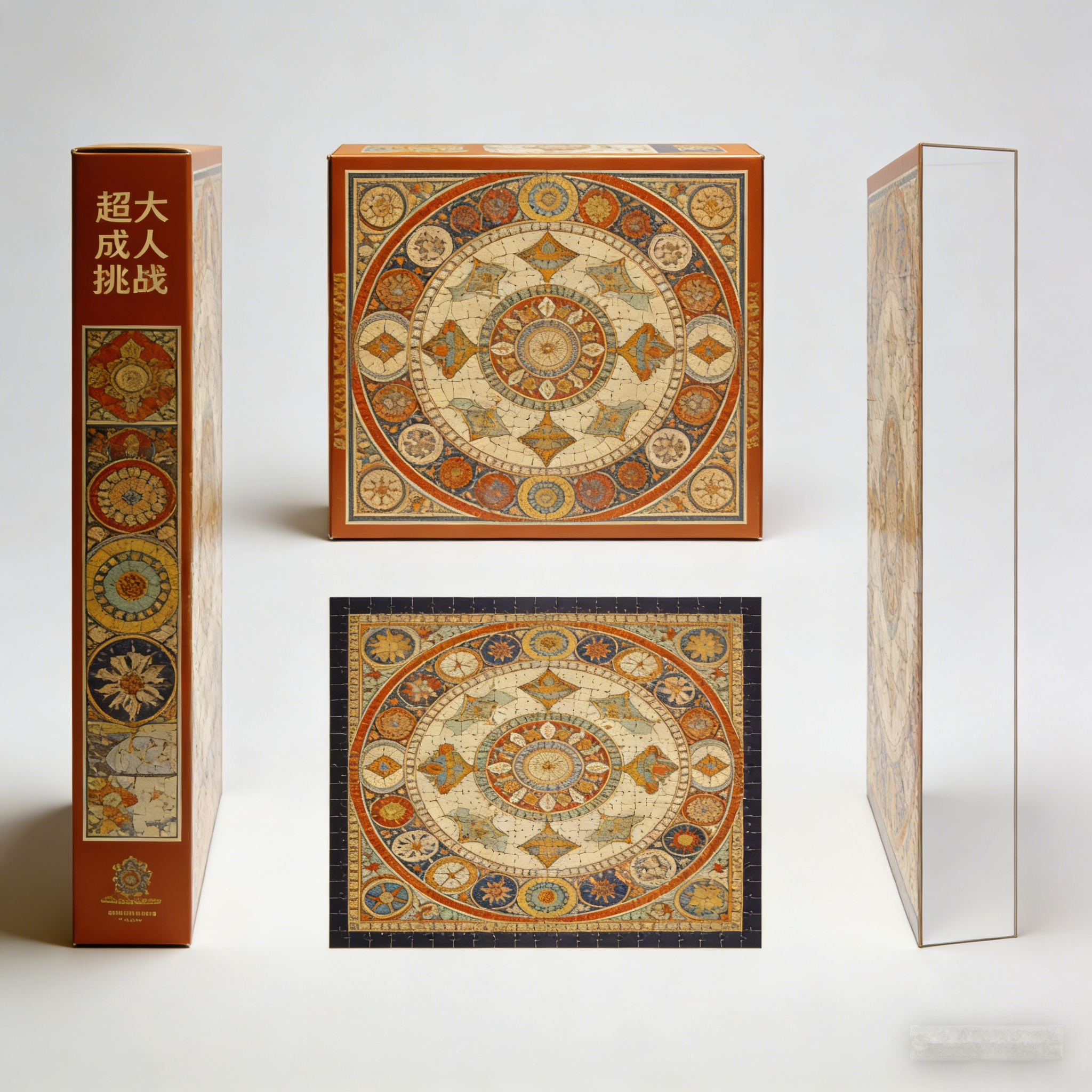 Cosmic Mosaic Mandala 1000-Piece Challenge Puzzle: The Adult Meditative Jigsaw