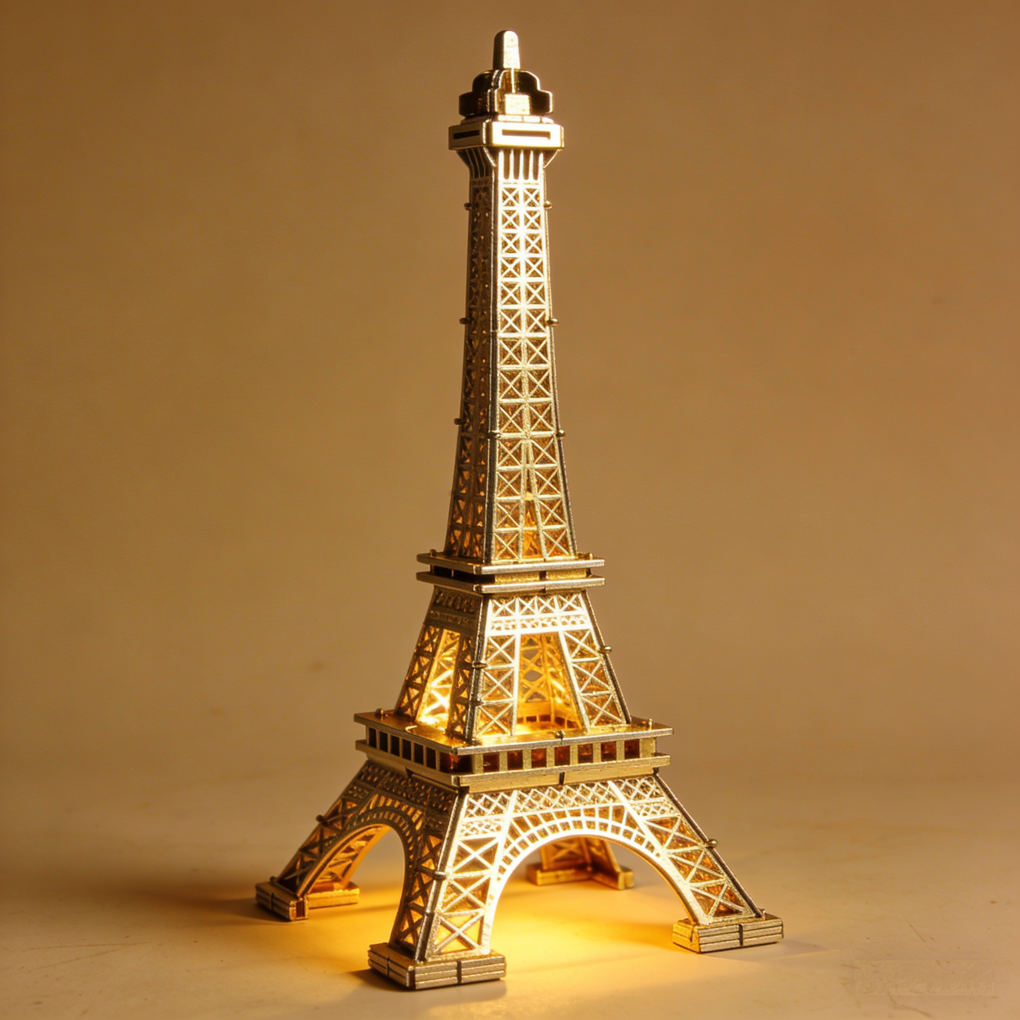 Parisian Glow Eiffel Tower 3D Puzzle: The Illuminated Landmark Model