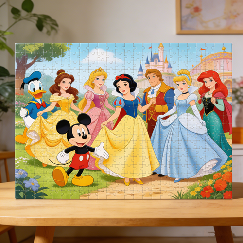 Disney Magic Kingdom Character Puzzle: The Official Classic Cast Jigsaw